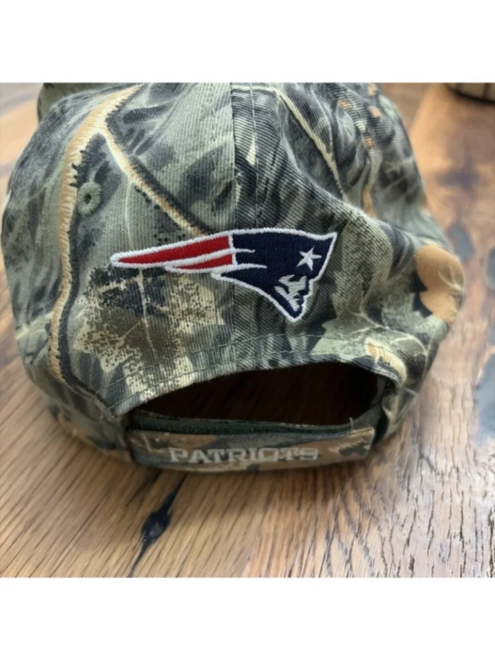 NFL Patriots Camouflage Baseball Hat New England Patriots Adjustable
